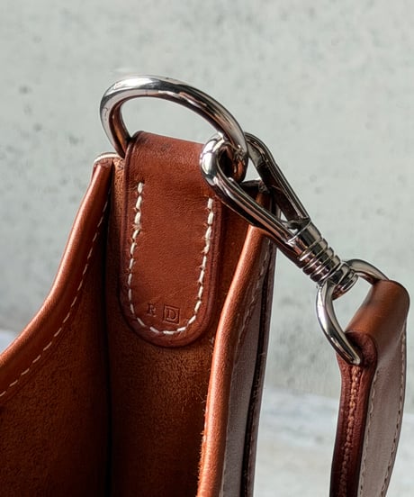 HERMÈS　初代ヴィンテージエヴリンPM　ヴォー・バレニアレザー/シルバー