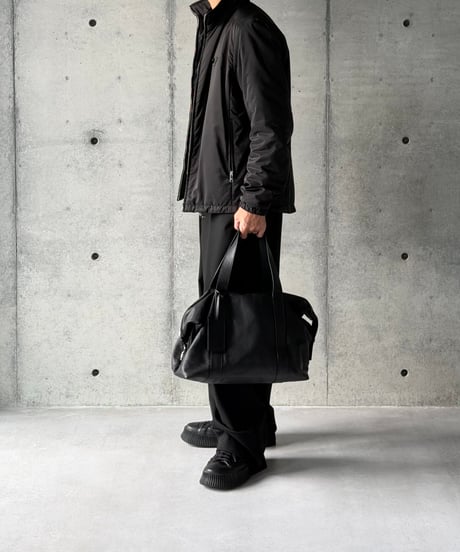 PRADA Reversible Light Padded Jacket / BLACK × DARK GREY