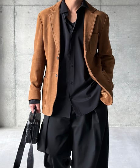 PRADA Leather Tailored Jacket / Made in Italy