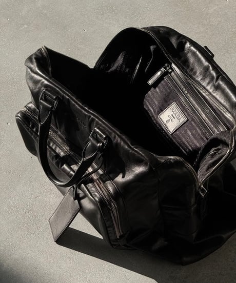 PRADA Leather Boston Bag