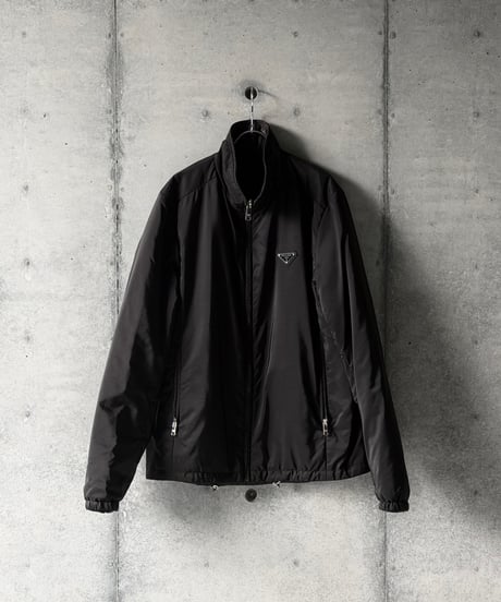 PRADA Reversible Light Padded Jacket / BLACK × DARK GREY