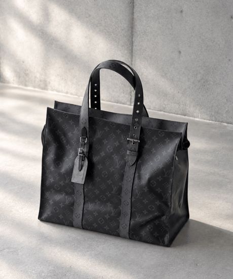 LOUIS VUITTON  Monogram Eclipse Reverse Cabas Zip GM / M45379