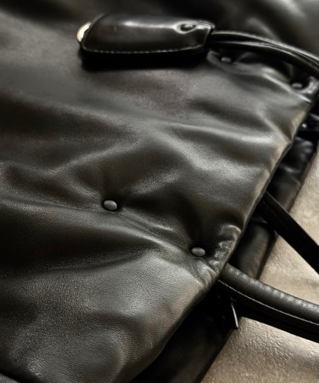 PRADA MILANO レザー パデッド トートバッグ