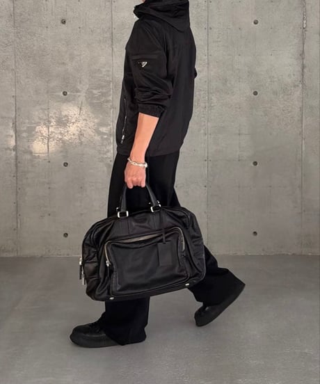 PRADA Leather Boston Bag
