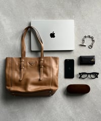 PRADA レザー トートバッグ ギャランティ付