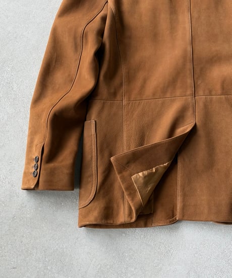 PRADA Leather Tailored Jacket / Made in Italy