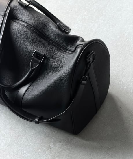 LEATHER BOSTON SHOULDER BAG