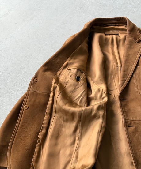 PRADA Leather Tailored Jacket / Made in Italy