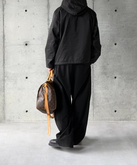 PRADA Re-Nylon Hooded Jacket / BLACK
