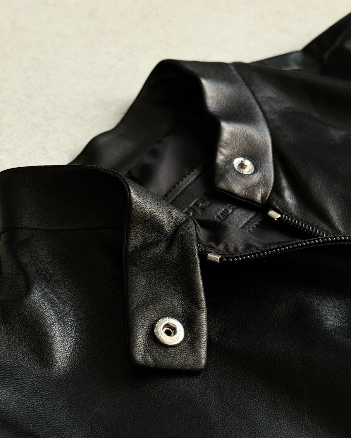 PRADA LAMB LEATHER JACKET | SONTÉ STUDIO