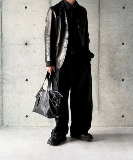 PRADA vintage leather jacket / unisex