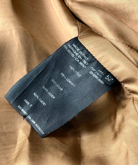 PRADA Leather Tailored Jacket / Made in Italy