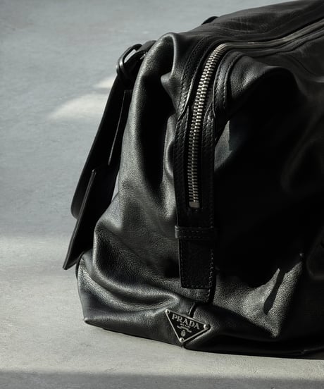 PRADA　バッファローレザーボストン【水牛革製】