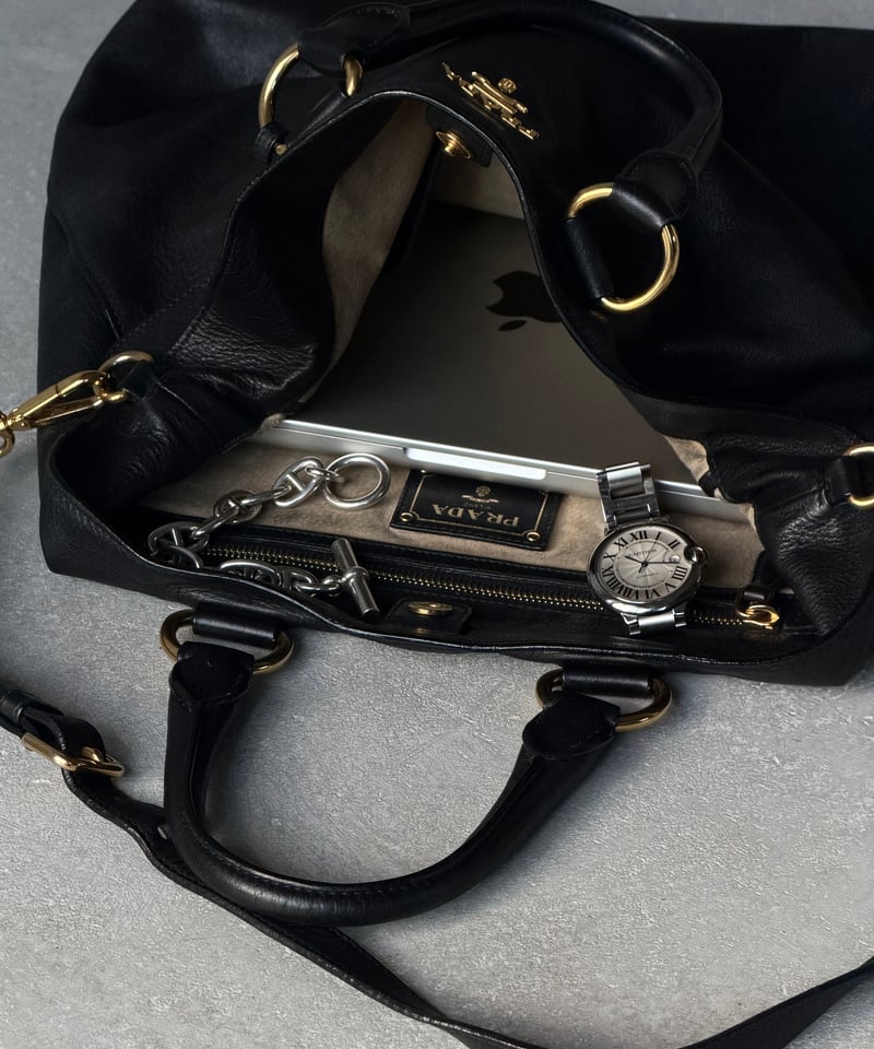 PRADA ソフトカーフ2wayレザーバッグ | SONTÉ STUDIO