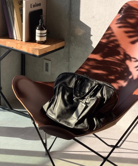 PRADA Leather Boston Bag