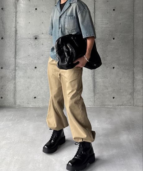 PRADA Leather Boston Bag