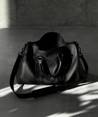LEATHER BOSTON SHOULDER BAG