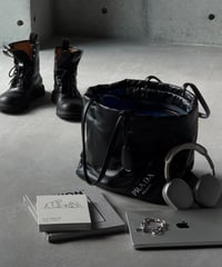 PRADA MILANO レザー パデッド トートバッグ