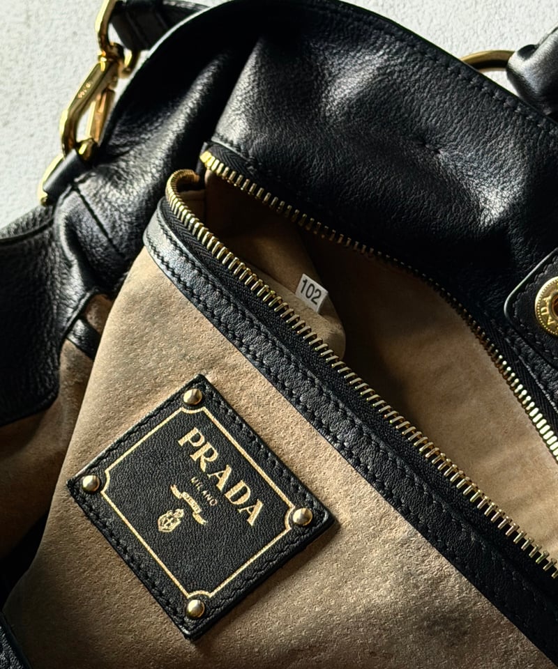 PRADA ソフトカーフ2wayレザーバッグ | SONTÉ STUDIO