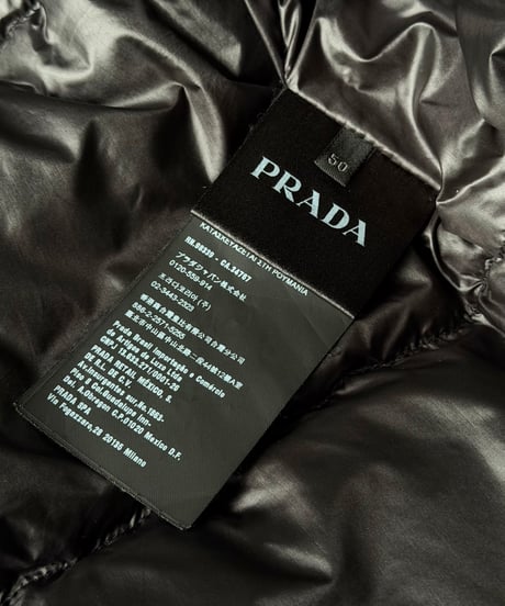 PRADA 2WAY Down Jacket / BLACK