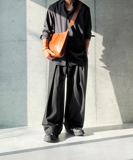 HERMÈS　初代ヴィンテージエヴリンPM　ヴォー・バレニアレザー/シルバー