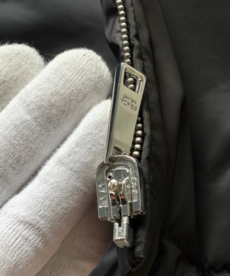 PRADA Reversible Light Padded Jacket / BLACK × DARK GREY