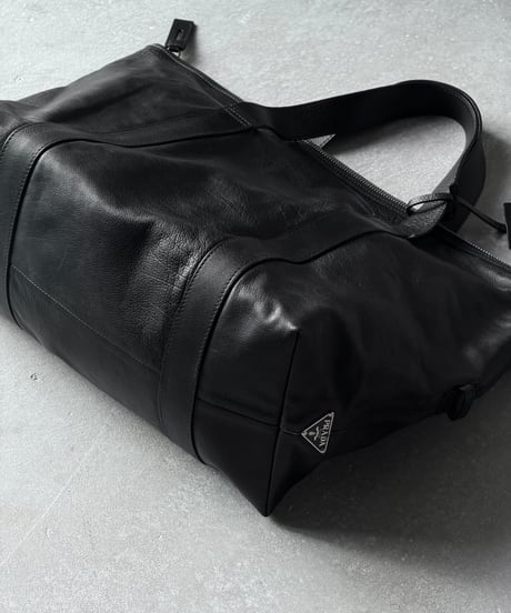 PRADA　バッファローレザーボストン【水牛革製】