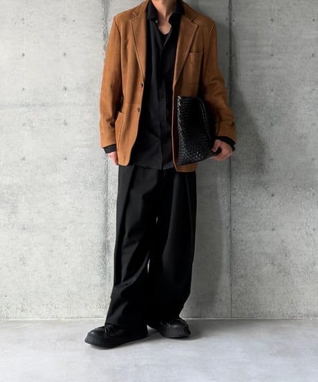 PRADA Leather Tailored Jacket / Made in Italy