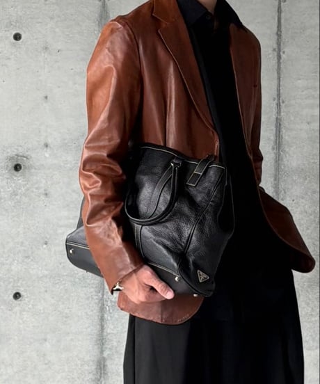 PRADA ヴィッテロダイノレザートートバッグ
