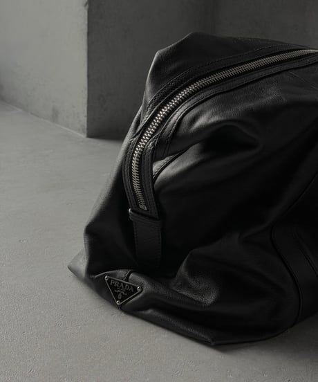 PRADA　バッファローレザーボストン【水牛革製】