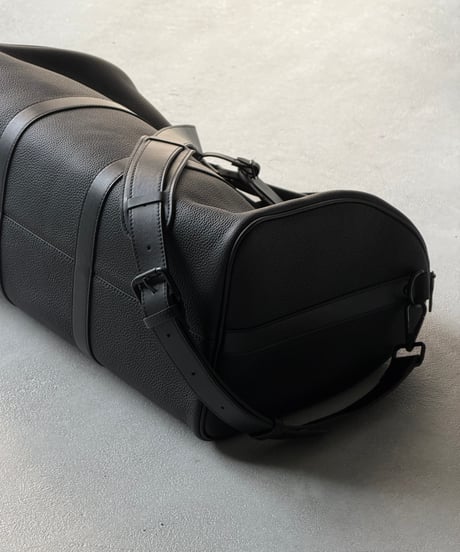 LEATHER BOSTON SHOULDER BAG