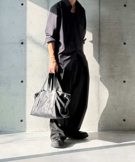 PRADA　バッファローレザーボストン【水牛革製】