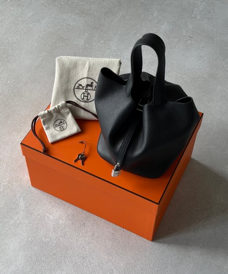 HERMES ピコタンロック MM ノワール × シルバー