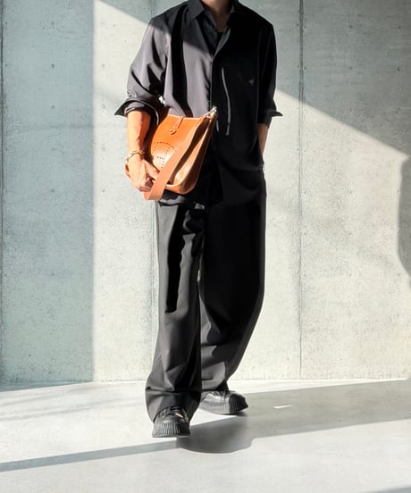 HERMÈS　初代ヴィンテージエヴリンPM　ヴォー・バレニアレザー/シルバー