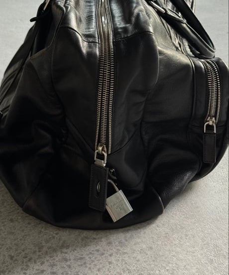 PRADA Leather Boston Bag