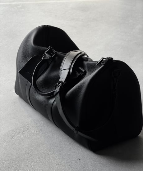 LEATHER BOSTON SHOULDER BAG