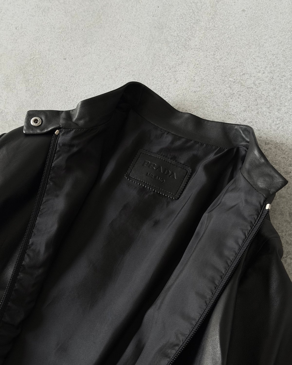 PRADA LAMB LEATHER JACKET | SONTÉ STUDIO