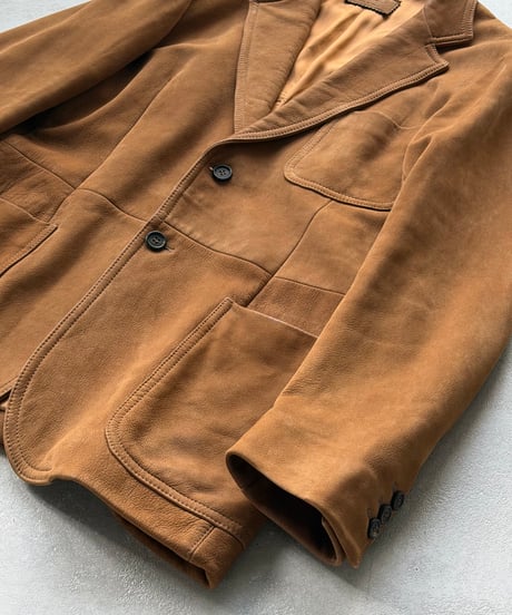 PRADA Leather Tailored Jacket / Made in Italy