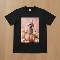 インコ（ダルマインコ）半袖Tシャツ ハロウィン限定 ブラック 男女兼用
