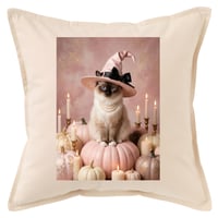 猫（バリニーズ）クッション 45cm ハロウィン限定アート