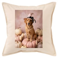 犬（ゴールデンレトリバー）クッション 45cm ハロウィン限定アート