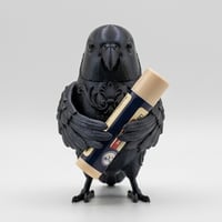 サザナミインコのリップケース 3Dプリント シルクブラック キーホルダー
