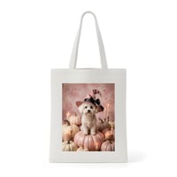 犬（ビションフリーゼ）トートバッグ ハロウィン限定 キャンバス地