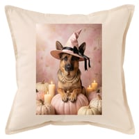 犬（ジャーマンシェパード）クッション 45cm ハロウィン限定アート
