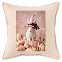 うさぎ（ニュージーランドホワイト）クッション 45cm ハロウィン限定アート