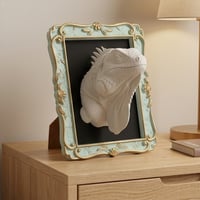 イグアナ（グリーンイグアナ）の壁掛けレリーフ 3Dプリント 白PLA インテリア