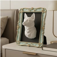 猫（エジプシャンマウ）の壁掛けレリーフ 3Dプリント 白PLA インテリア