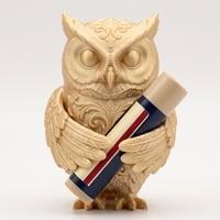 コノハズクの3Dプリント リップケース シルクゴールド キーホルダー