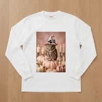 コノハズク長袖Tシャツ ハロウィン限定 ホワイト 男女兼用