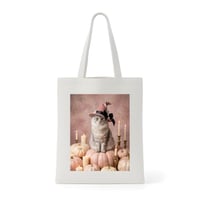 ノルウェージャンフォレストキャットトートバッグ ハロウィン限定 キャンバス地